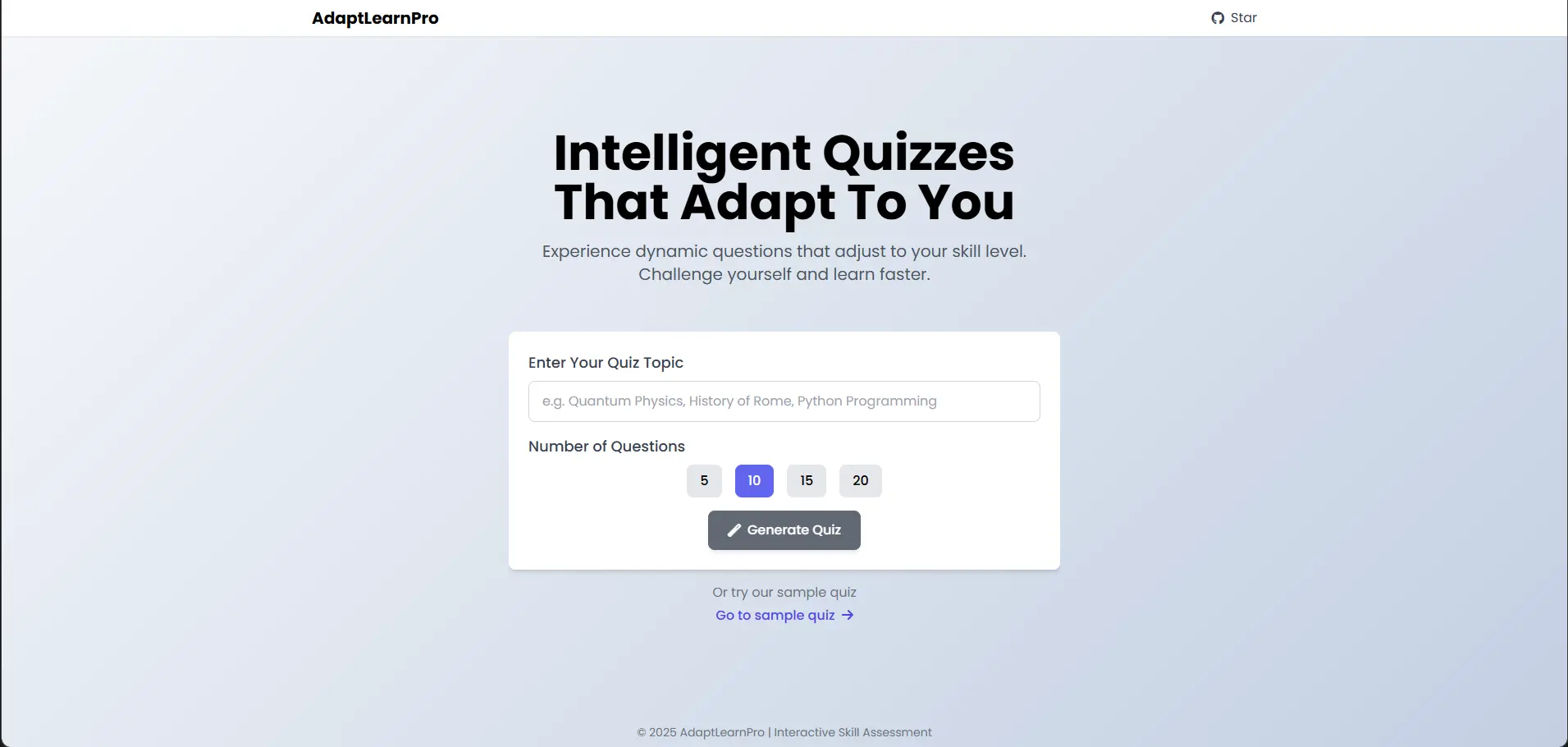 AdaptLearnPro project preview
